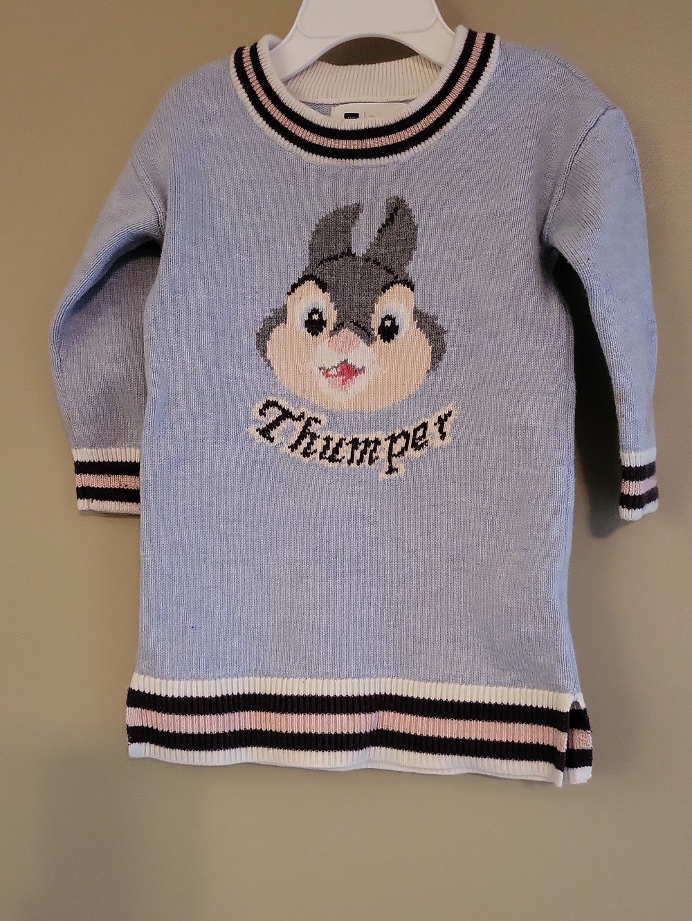 Disney Thumper long sleeve sweater dress